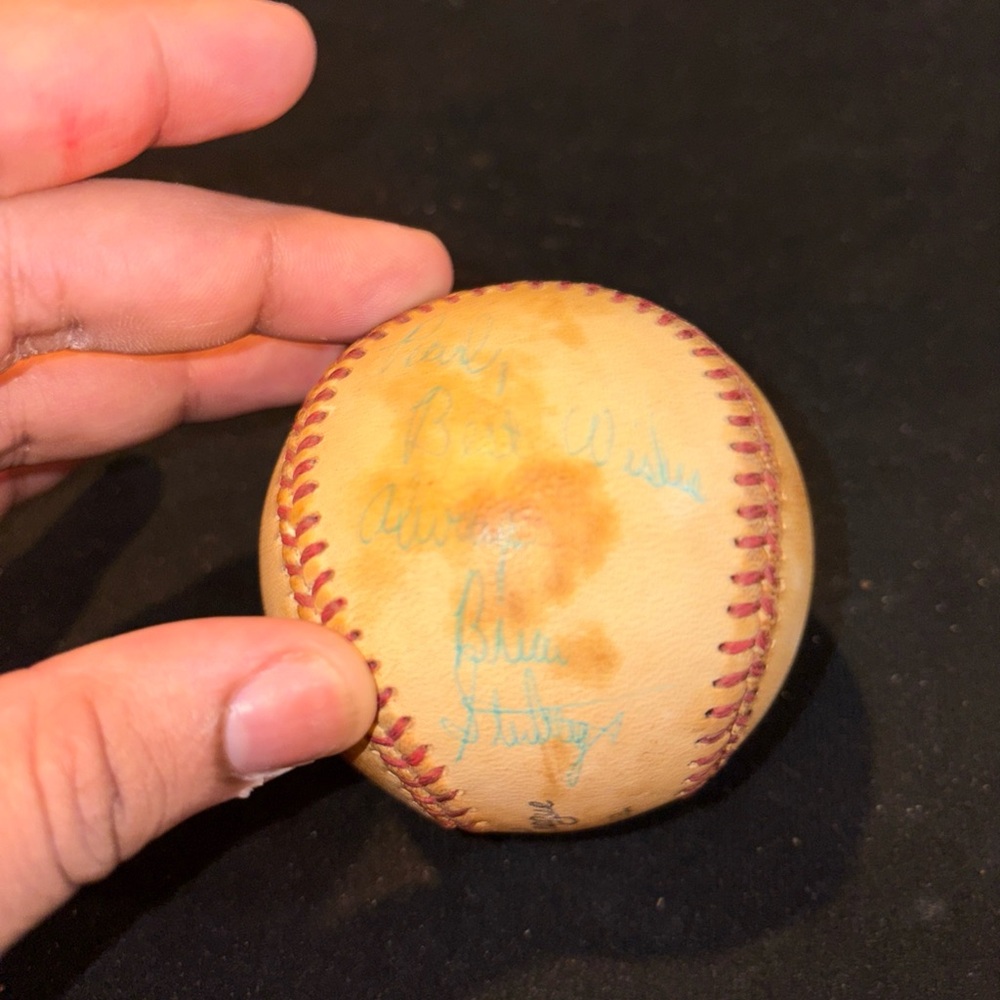 Vintage Signed Baseball